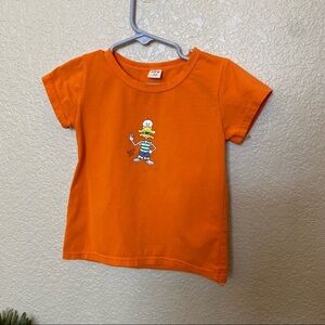 Duck off kids T-shirt orange